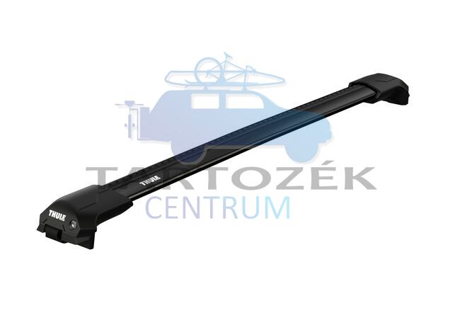 Thule Wingbar Edge 108 cm x 108 cm tetőcsomagtartó tetőkorláttal ellátott autókhoz, fekete (Dacia típusokra (THU_720400_711120_711120)