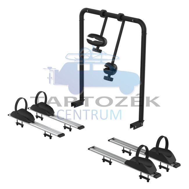CRUZ Tailo 940-442 kerékpártartó adapter 2db kerékpárhoz, fekete