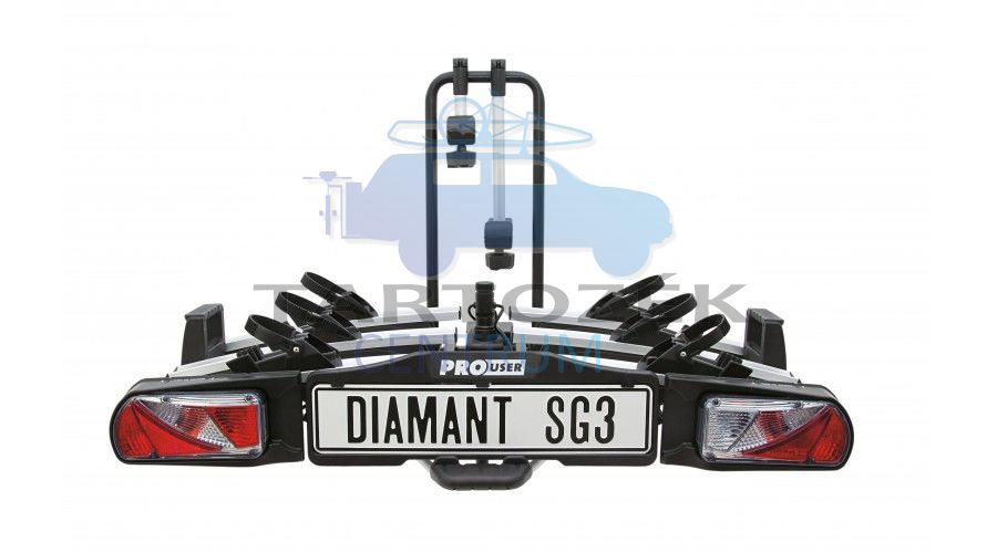 Pro-User Diamant SG3 91735 3-as kerékpártartó vonóhorogra