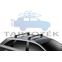 Thule Wingbar EVO alumínium tetőcsomagtartó fix rögzítési ponttal rendelkező autókhoz, fekete (THU_753000_KIT3004_711220)